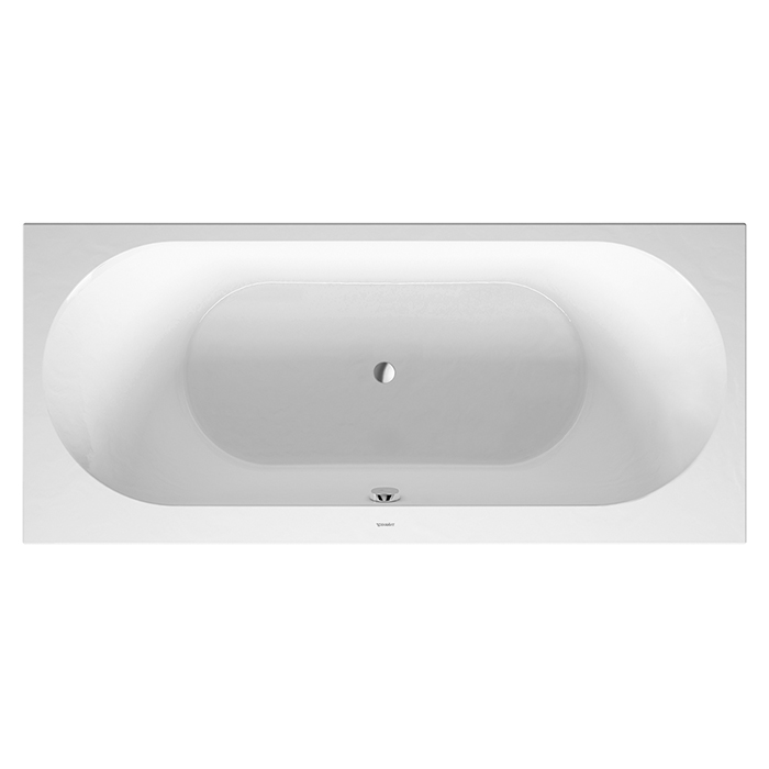 Duravit Darling New  Ванна 180х80x60см, акриловая, прямоугольная встраиваемая или с панелями,с 2 наклонами для спины, цвет: белый