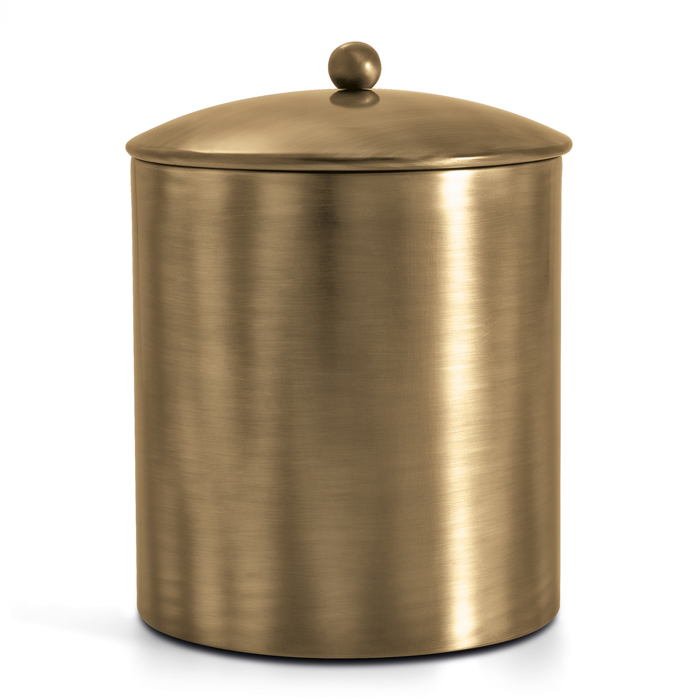 3SC Bally Ведро с крышкой, ручка Sfera, цвет: золото 24к. opaco