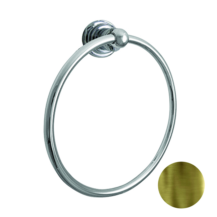 Nicolazzi Accessori Полотенцедержатель кольцо 19.5см., подвесной, цвет: бронза