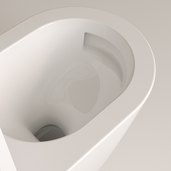 Globo Forty3 Унитаз подвесной 55х36см, смыв торнадо - Cleanstorm, цвет: белый