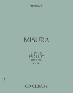 Cerasa Прайс-лист MISURA 2022 ITA,UK,RU