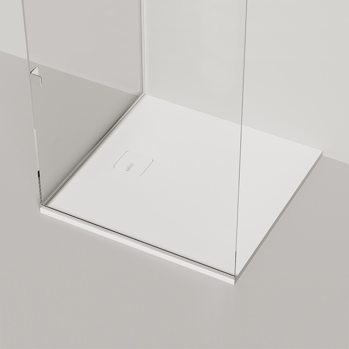 Salini Oasi Душевой поддон 100х100см, с сифоном, S-Stone, цвет: белый матовый