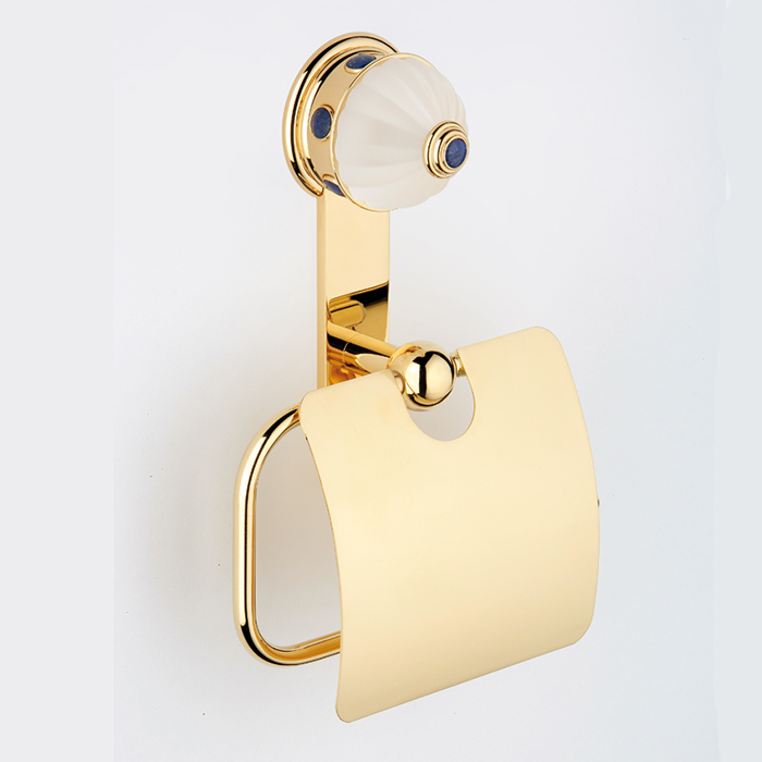THG Cheverny Lapis Lazuli Держатель туалетной бумаги, подвесной, цвет: золото