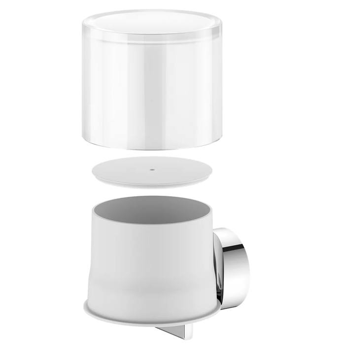 Keuco Reva Дозатор для мыла,цвет: хром/хрусталь матовый