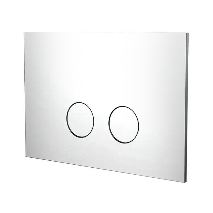 Almar Клавиша двойного смыва для бачков Geberit/TECE, цвет: нержавеющая сталь глянцевая