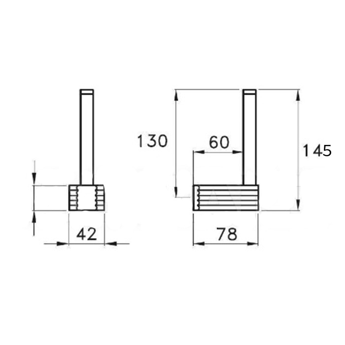 Stella Casanova Держатель запасного рулона туалетной бумаги, подвесной 1035 цвет: золото