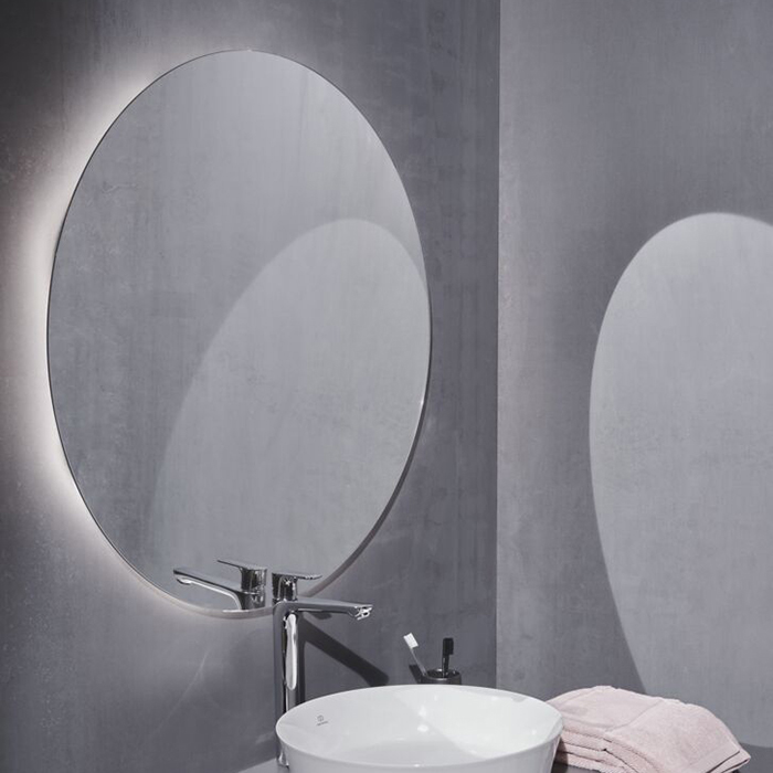 Ideal Standard Conca Круглое зеркало с диаметральной светодиодной подсветкой 80x2,6x80см