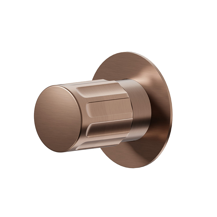 Newform Ionika bagno Внешняя часть запорного вентиля, цвет: PVD brushed copper bronze