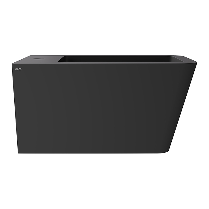 Alice Hide Square Биде подвесное 55х35см., цвет: чёрный матовый