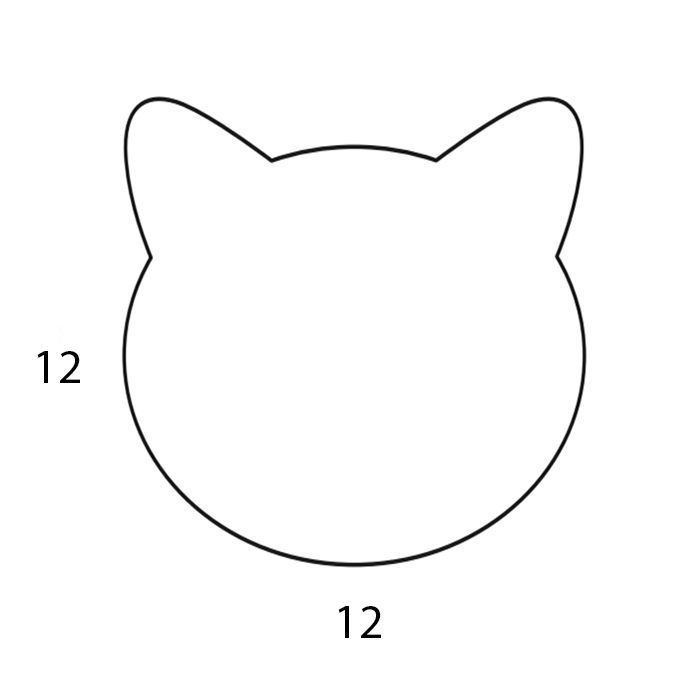 ADJ Костер детский Cat, 12x12 см., цвет: устричный/пепельная роза