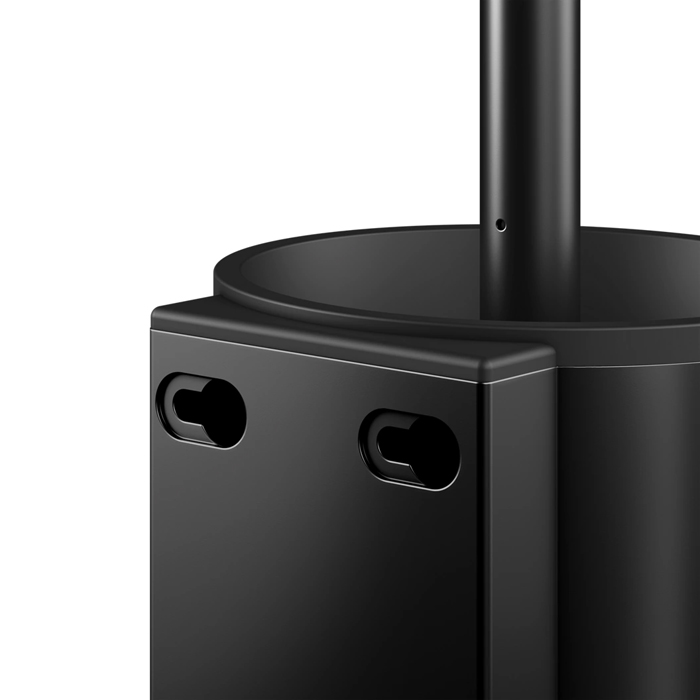 Keuco Plan Туалетный ёршик, подвесной, цвет: черный матовый