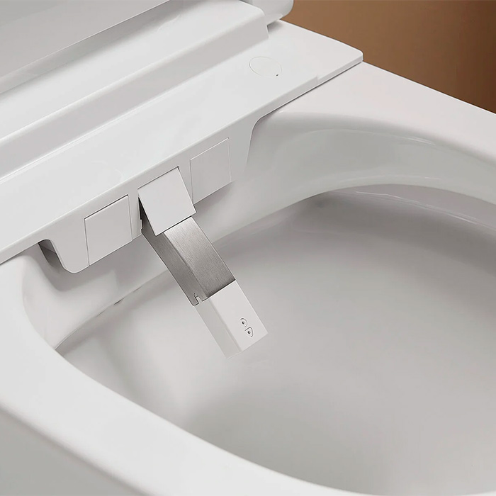 Arrow Pollux Унитаз Smart с функцией биде, 34x60см, подвесной, безободковый, цвет: белый