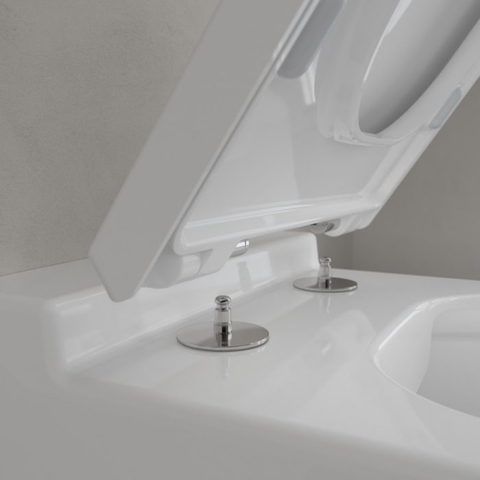 Villeroy&Boch Finion Унитаз подвесной 37.5х56х35см., CeramicPlus, цвет: альпийский белый