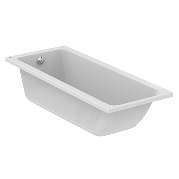 Ideal Standard Connect Air Ванна 170x70 см, встраиваемая, акрил, без панелей, перелива, без ножек, цвет: белый глянец