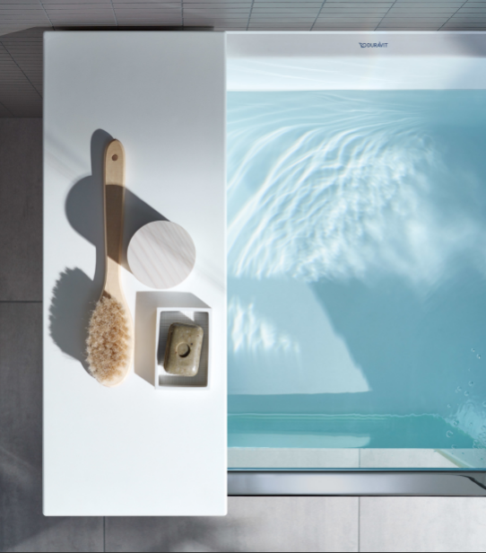 DURAVIT Shower + Bath Bathtub Ванна 170х75хh210.5.см, прямоугольная с входной дверью и душевой шторкой ЗЕРКАЛЬНОЙ, DX - правосторонняя, цвет: белый
