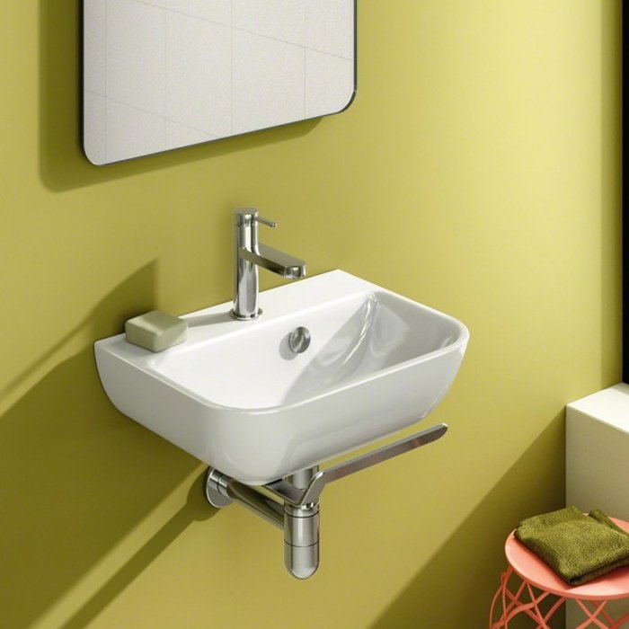 Catalano Italy Раковина 45x34см., подвесная, 1 отв., цвет: белый глянцевый