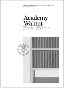 Oasis Прайс-лист Academy Walnut