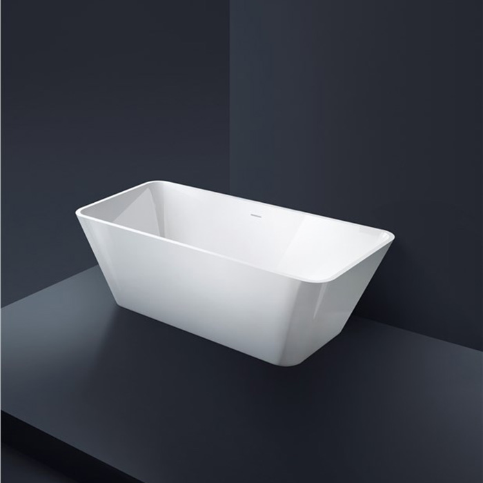 Gruppo Treesse Viva Ванна отдельностоящая 165х70см, из искусственного камня, цвет: белый