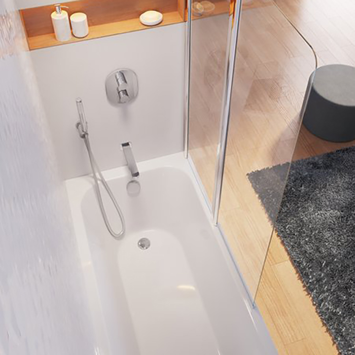 Ravak Chrome Ванна 170х75см, встраиваемая, цвет: белый