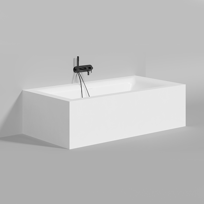 Salini Ariosa Axis Ванна 210х100х65см., встраиваемая, S-Sense, с донным клапаном "Click-Clack", сифоном, слив-переливом, ножками, цвет: белый глянцевый