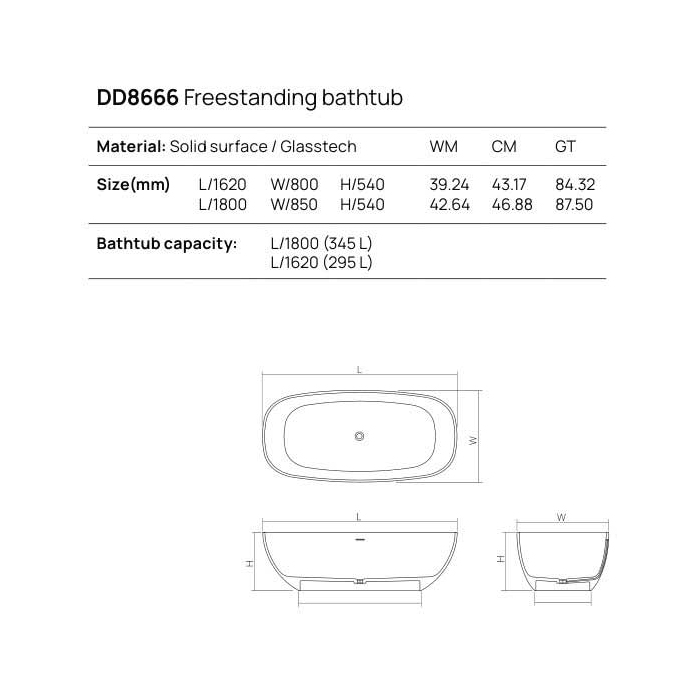 Dea Design Modern Ванна 162х80х54см., отдельностоящая, Glasstech, прозрачная смола, цвет: Sunset R1