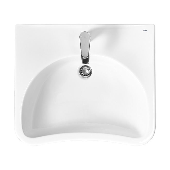 Roca Access Раковина подвесная 64х55см, с 1 отв., для людей с ограниченными возможностями, цвет: белый