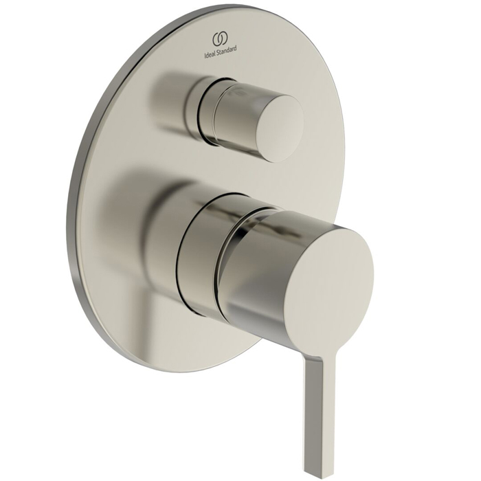 Ideal Standard Joy Смеситель для ванны, встраиваемый, цвет: PVD Silver Storm (Серебряный Шторм)