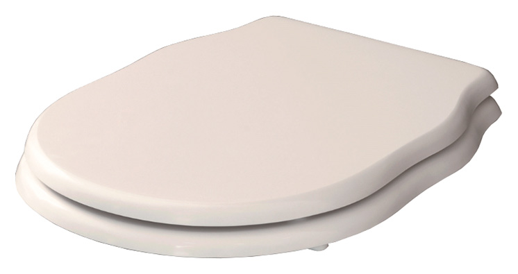 Ceramica Althea ROYAL сиденье для унитаза, белое/хром (микролифт) /потертость/ код 16