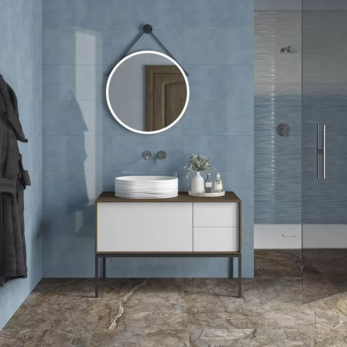 Kerama Marazzi Cono 70 Зеркало 70см., подвесное, цвет: черный матовый