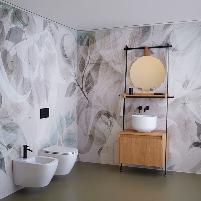 Simas Juniper Унитаз напольный 53x37см, слив TORNADO (green vertigo), цвет: белый