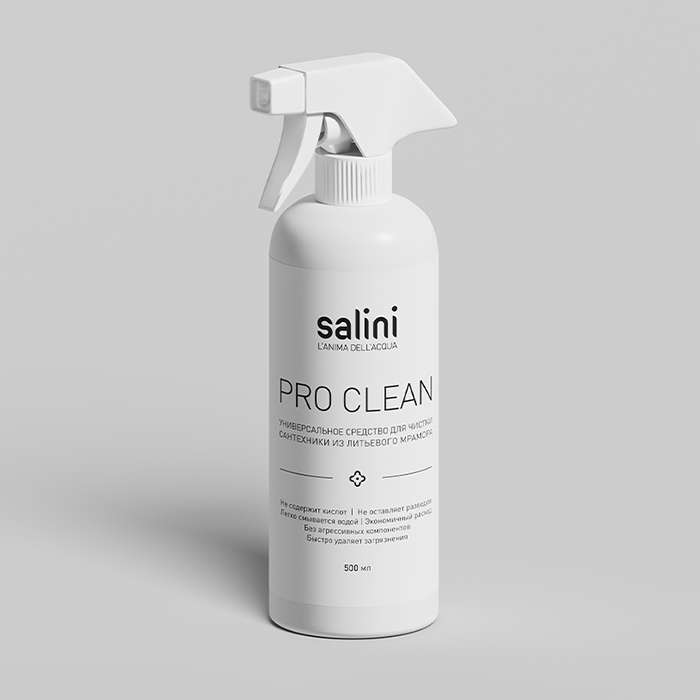 Salini Универсальное средство для чистки сантехники из литьевого мрамора Salini Pro Clean, 50мл