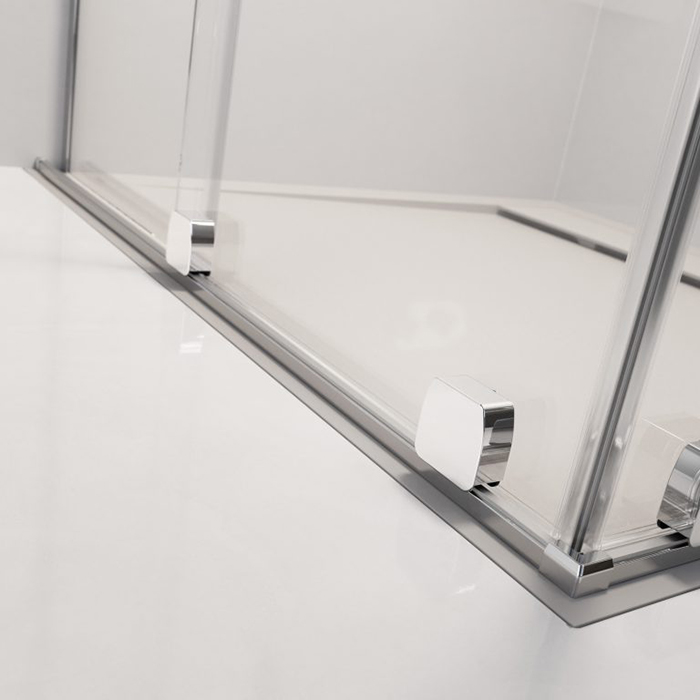 Radaway Furo KDJ Душевая дверь 62см, раздвижная, правая, стекло прозрачное, покрытие Easy Clean, профиль: хром
