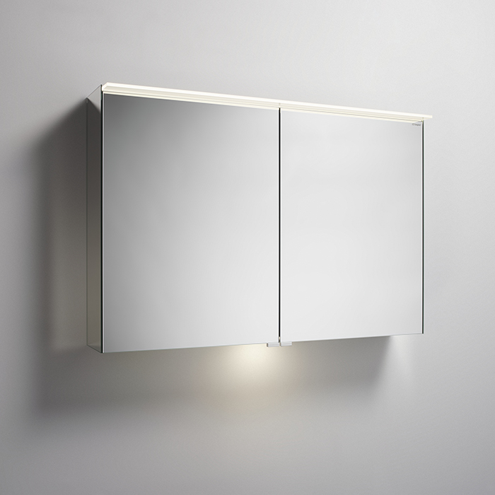 Burgbad Yumo Шкаф зеркальный 100x67.5x21 см, с подсветкой