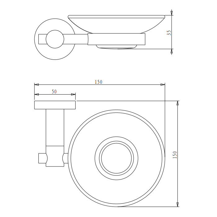 NEMO Мыльница подвесная, цвет: gun metal