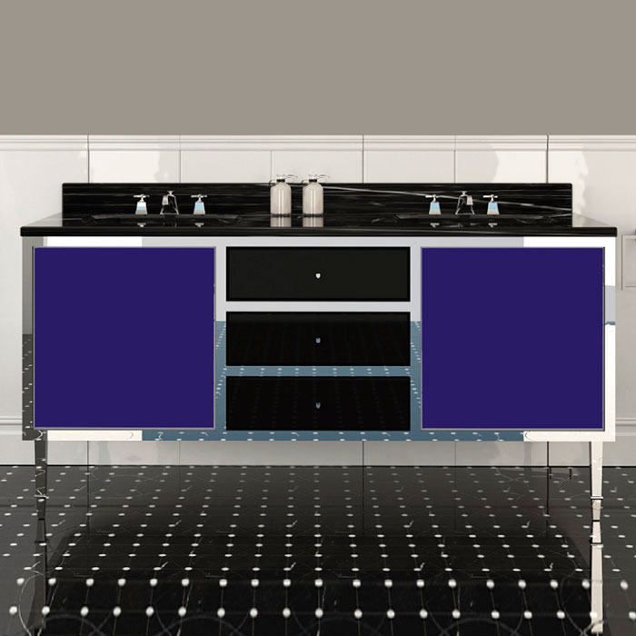 Devon&Devon Jazz 3, Комплект мебели, напольный, Цвет: blue violet/deep black