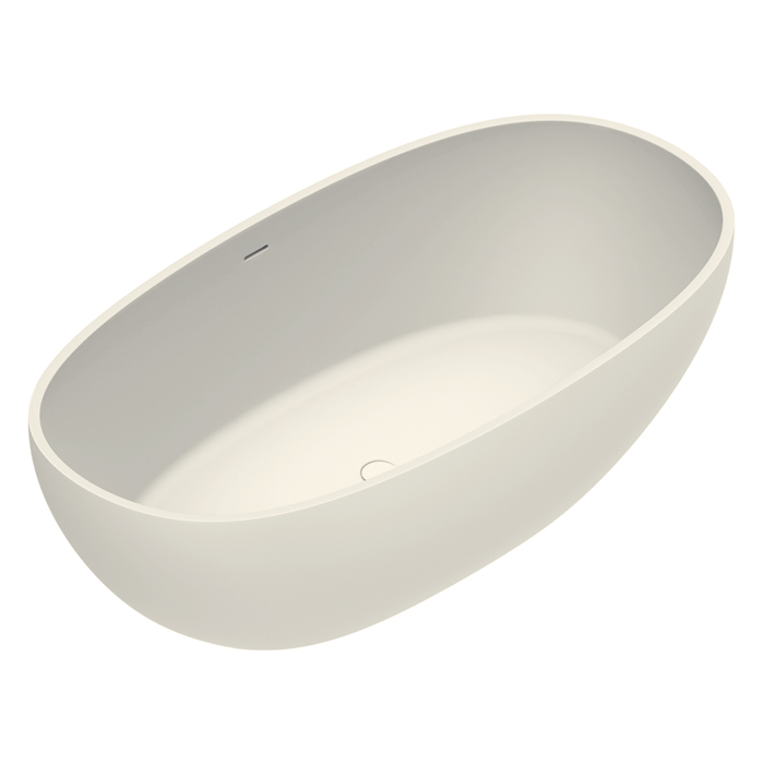 Catalano Solid Ванна отдельностоящая 176х91хh52см, с переливом, сифон в комплекте, цвет: Lino Satinato