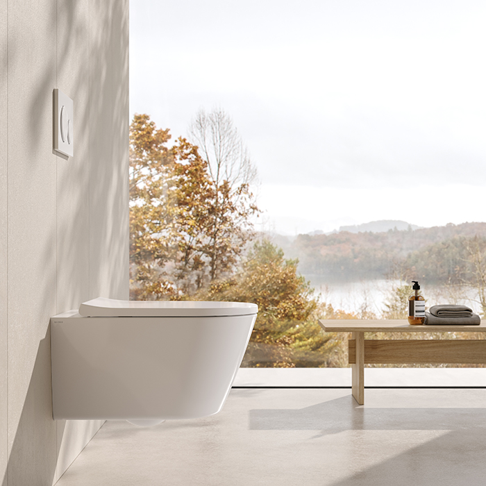 Globo Forty3 Унитаз подвесной 55х36см, смыв торнадо - Cleanstorm, цвет: белый