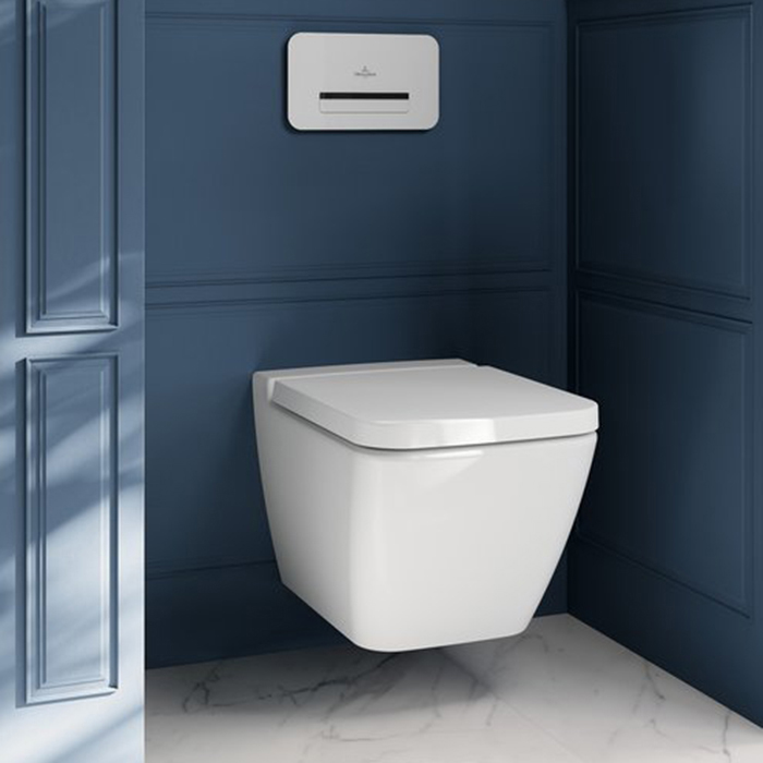 Villeroy&Boch Finion Унитаз подвесной 37.5х56х35см., CeramicPlus, цвет: альпийский белый