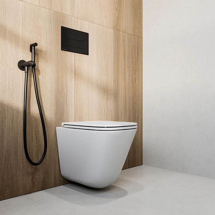 Kerama Marazzi Cubo Унитаз 34х48см, подвесной, смыв торнадо, с крепежом и сиденьем, цвет: белый глянцевый