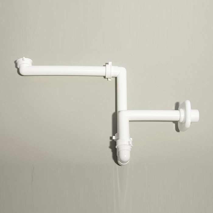 Ideal Standard Space Saving Сифон для умывальника, под донный клапан, сберегающий пространство, пластиковый, (подходит к любой мебели), цвет: белый