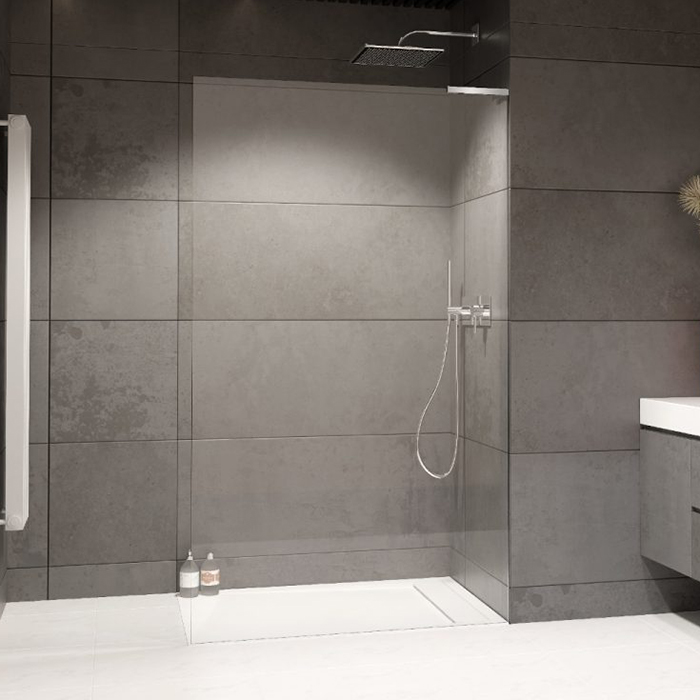 Radaway Modo SL II Душевое ограждение 100см, правое, стекло прозрачное, покрытие Easy Clean, профиль: хром