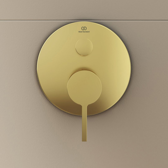 Ideal Standard Joy Смеситель для ванны, встраиваемый, цвет: PVD Brushed Gold (Шлифованное Золото)