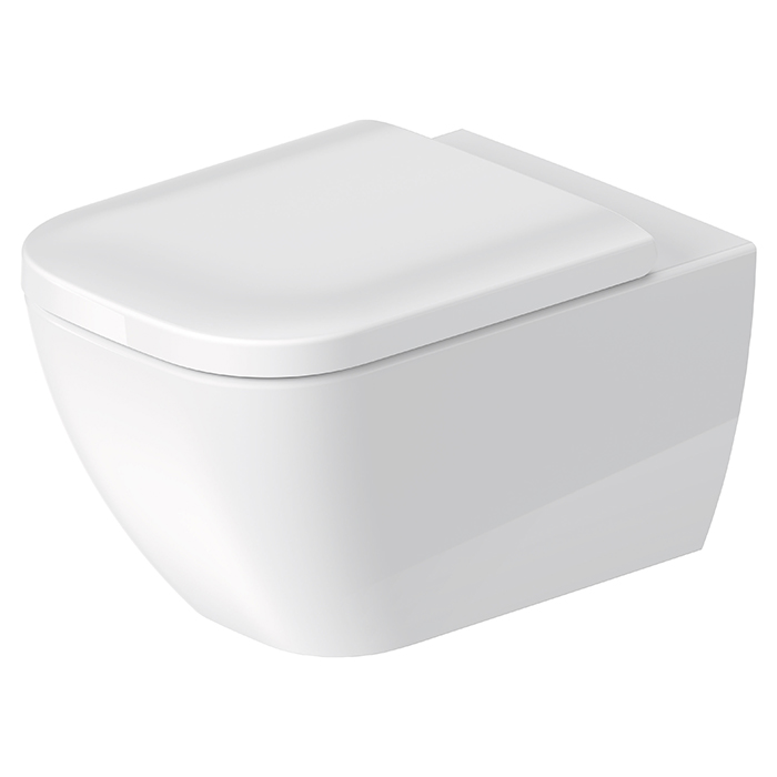 Duravit Happy D.2 Унитаз подвесной безободковый 54х36см., с креплением, цвет: белый