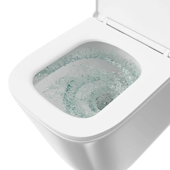 Kerama Marazzi Cubo Унитаз 34х48см, подвесной, смыв торнадо, с крепежом и сиденьем, цвет: белый глянцевый