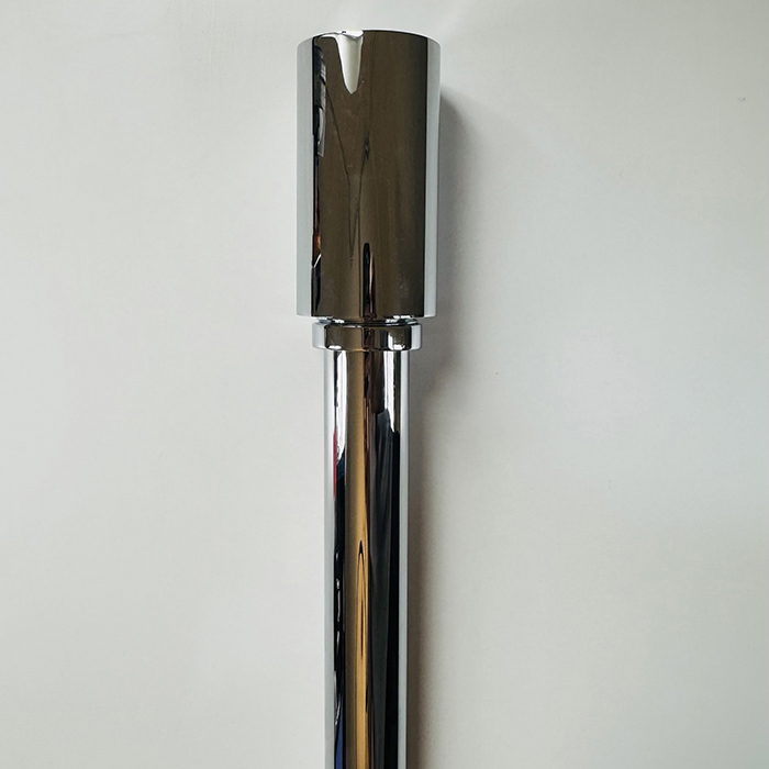 Dea Design Accessories Сифон узкий с гидрозатвором слив в пол, цвет: хром 