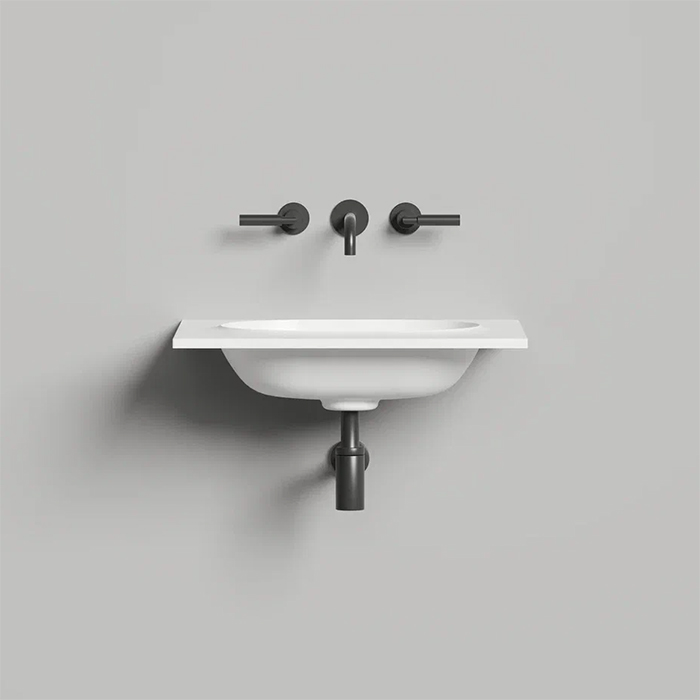 Salini Onda Flow Oval Essentials Раковина 60х50х14см., подвесная, 1 отв., цвет: белый матовый