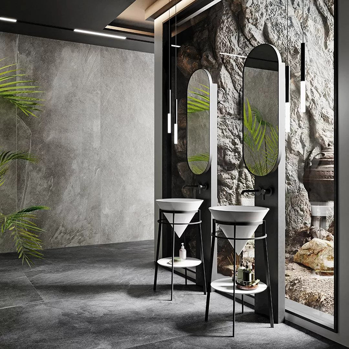 Kerama Marazzi Cono Раковина 44.5х44.5х35см., встраиваемая сверху, без отв., без перелива, цвет: белый глянцевый
