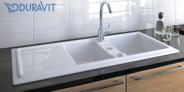 Duravit Cassia - керамические кухонные мойки в наличии!