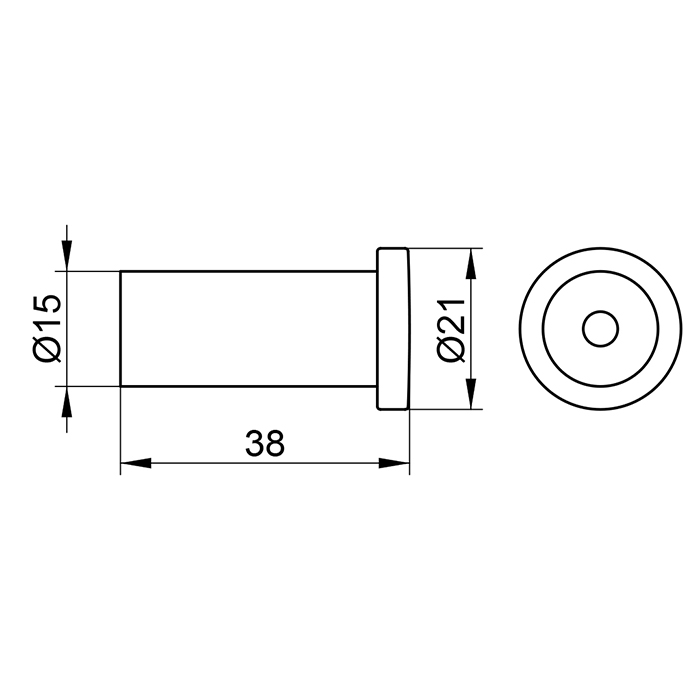 Keuco Plan Крючок, подвесной, цвет: черный матовый