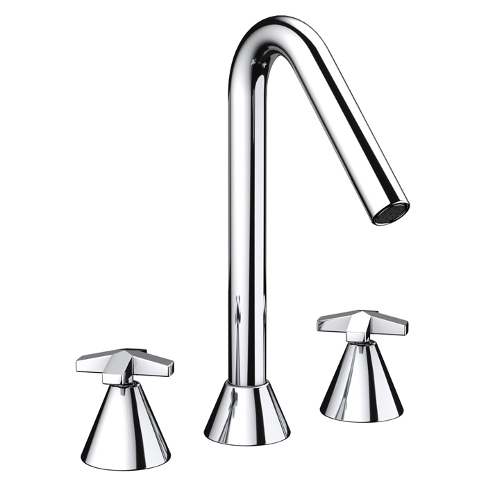 Nicolazzi Star Смеситель для раковины, на 3 отв., цвет: хром (4808LTCCRA1)